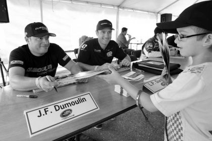 JF Dumoulin aborde la dernière course...