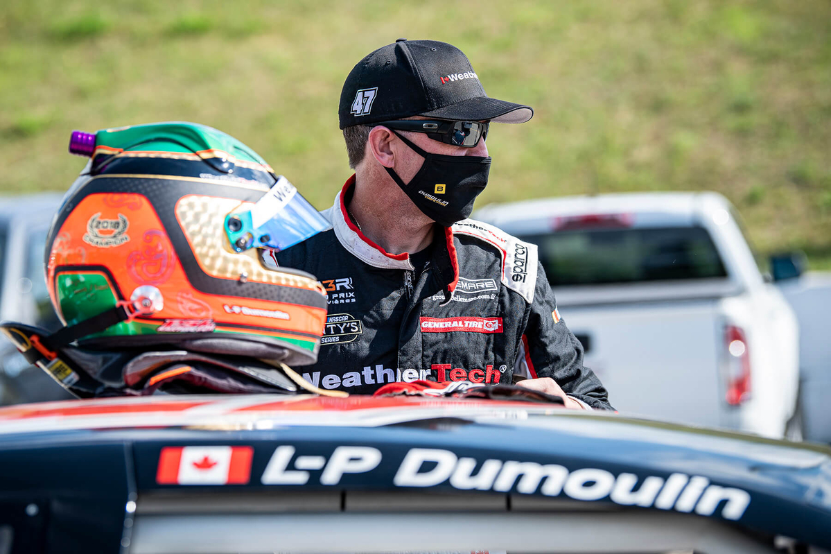 LOUIS-PHILIPPE DUMOULIN ON TRACK AT FLAMBORO SPEEDWAY