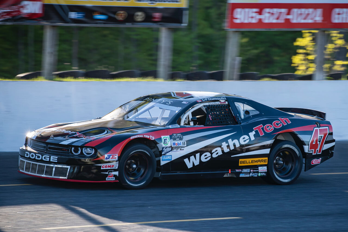 Louis-Philippe Dumoulin 9th at Sunset Speedway after a problem in the pits
